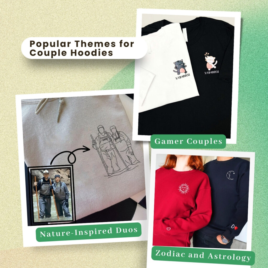 custom couple hoodies