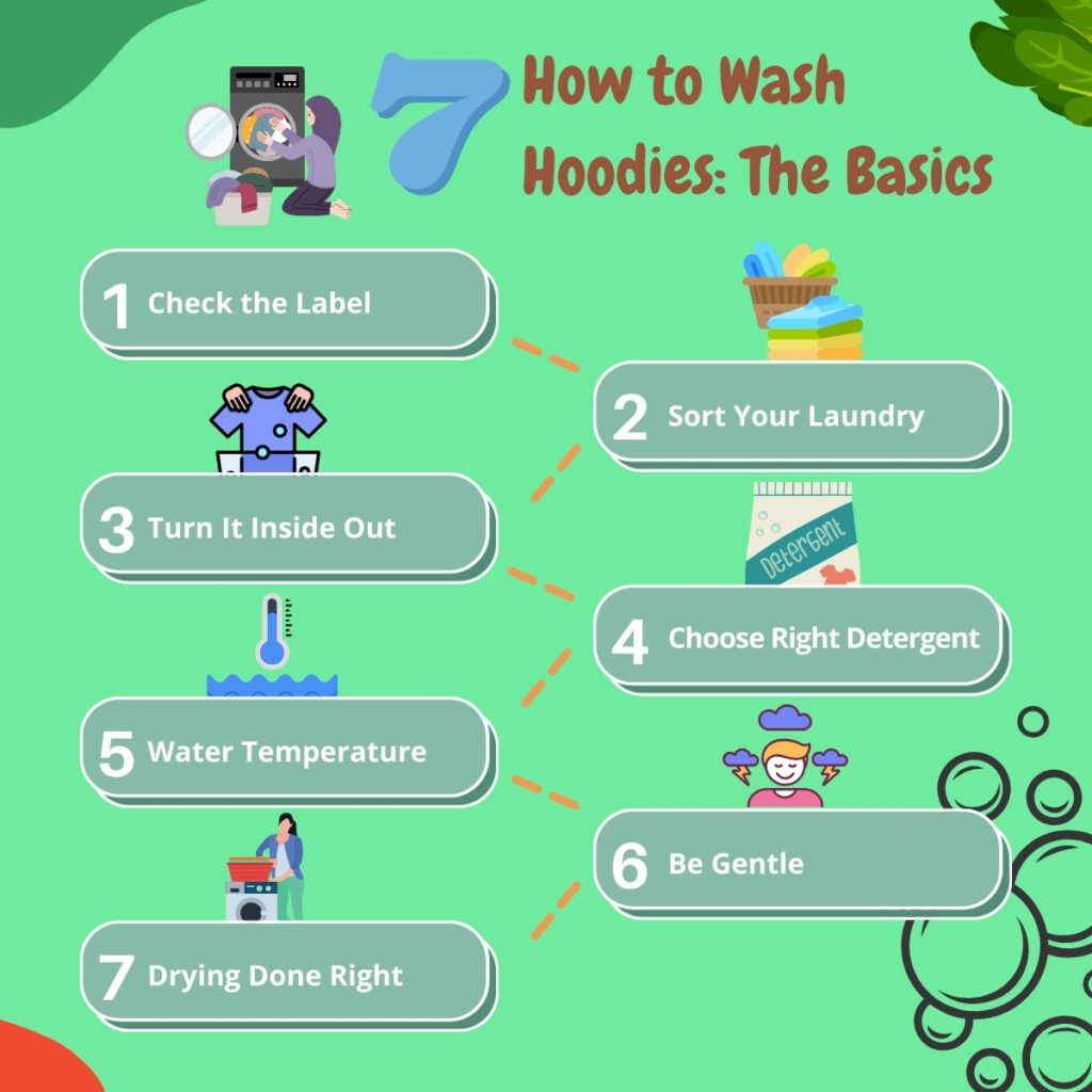 how to wash hoodies properly